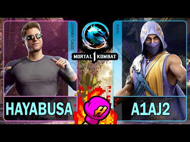 MK1 Hayabusa (JOHNNY CAGE) VS A1AJ2 (RAIN)Mortal Kombat 14K 60ᶠᵖˢ