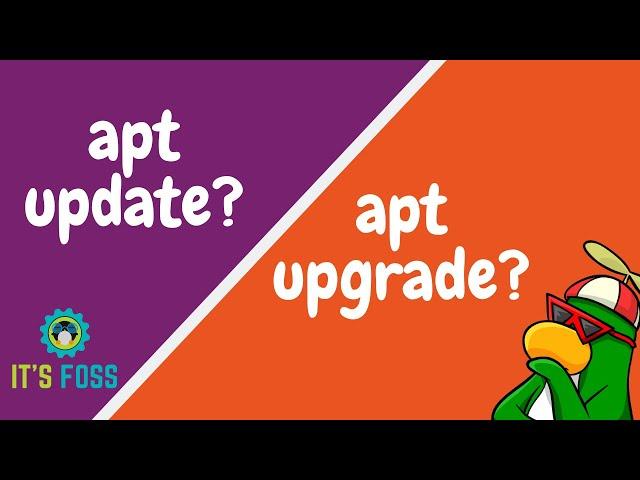 Explained! Difference between apt update and apt upgrade in Ubuntu