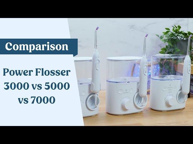 Philips Sonicare Power Flosser Comparison (3000 vs 5000 vs 7000)
