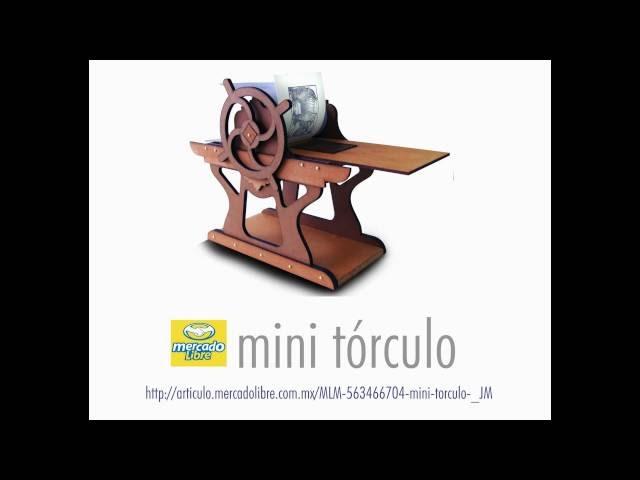 Mini tórculo diseñado y fabricado por Enrique Garnica