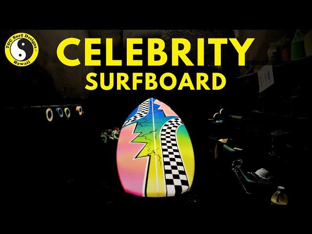 We made a surfboard for actor JONAH HILL!