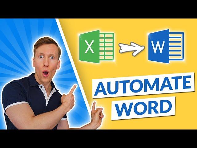 Automating Word Documents from Excel Using Python | ‘docxtpl’ Tutorial