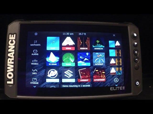 LOWRANCE ELITE FS 9 First Look!