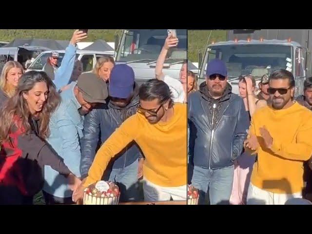 Ram Charan & Team #RC15 Celebrates Choreographer Bosco Martis Birthday | Kiara Advani | Shankar