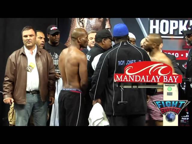 HOPKINS VS JONES II WEIGH IN