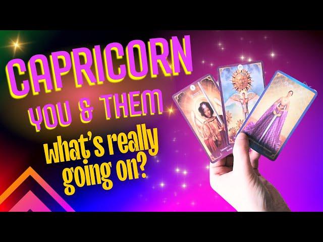 CAPRICORN  POWERFUL!  IN THE NEXT FEW WEEKS…THEY WANT TO TALK! ️