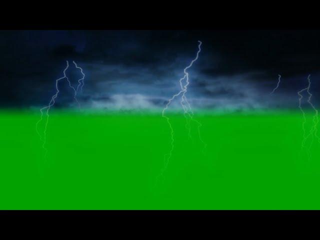 Cloud Green Screen / Lightning Green Screen / Green Screen Effects / Thunderstorm Green Screen