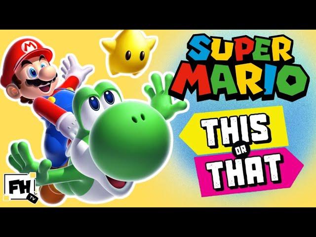 SUPER MARIO BROS : THIS OR THAT BRAIN BREAK! | Would You Rather | GoNoodle Inspired