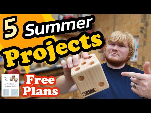 Easy To Build Summer Woodworking Projects.