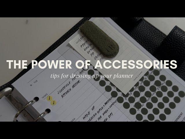 The Power of Accessories: Elevate Your Planner with Our Latest Releases | Cloth & Paper