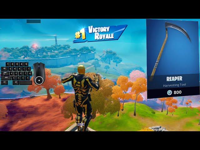 REAPER/ SCYTHE PICKAXE GAMEPLAY / High Kill Solo Arena Win + HANDCAM(Fortnite Pc Keyboard and Mouse)