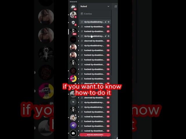 How to nuke a discord server without admin #nuke  #bot #discord  #server