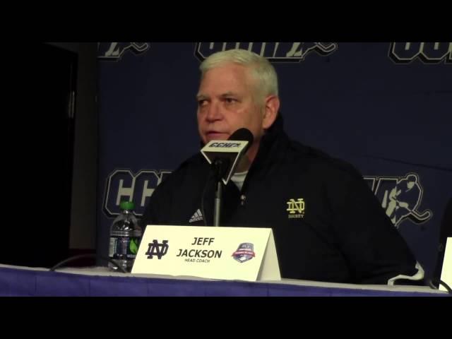 Jeff Jackson Notre Dame Head Coach 6