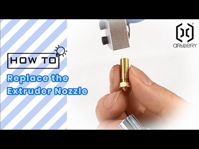 Replace the Extruder Nozzle on Sidewinder X2 and Genius pro