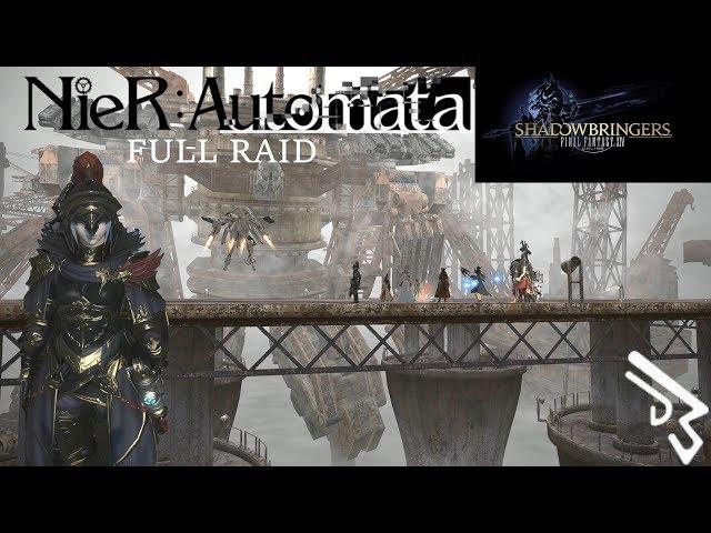 Final Fantasy XIV - NieR Automata FULL RAID - The Copied Factory (Machinist)