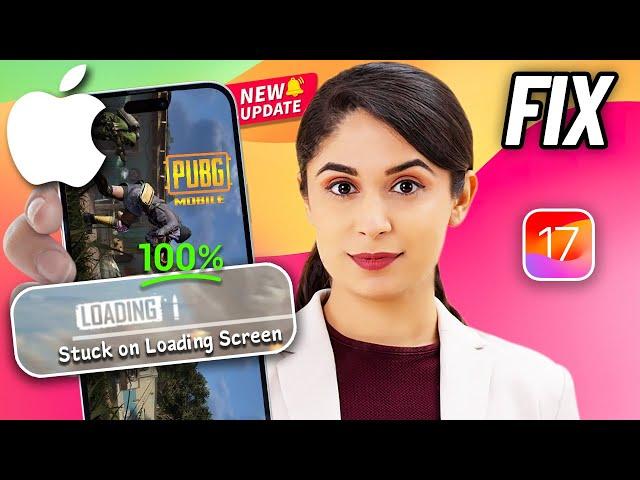 How to fix PUBG Mobile Stuck on Loading Screen Issue on iPhone 2024 | Solve PUBG Keeps Loading