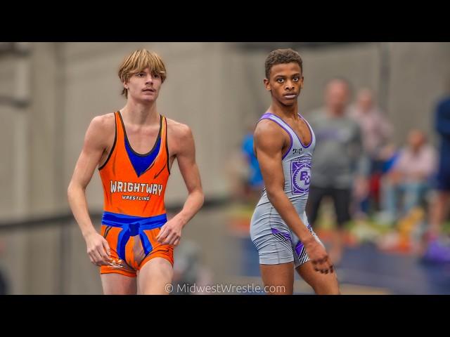 120 – Chase Kilgore {G} of Wright Way Wrestling 2 IN vs. Kadin Perry {R} of Ben Davis HS IN