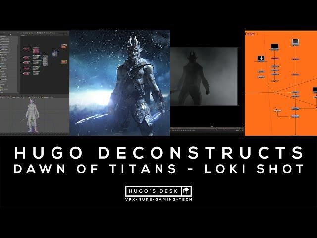 How to make a CG shot in Nuke and Redshift - Dawn of Titans Loki Production Deconstruct