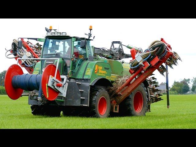 Fendt 716 self-propelled umbilical slurry injector | Zelfrijdende sleepslangbemester | Van Diepen