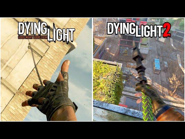 Grappling Hook in Dying Light vs Dying Light 2 - Which is Better?