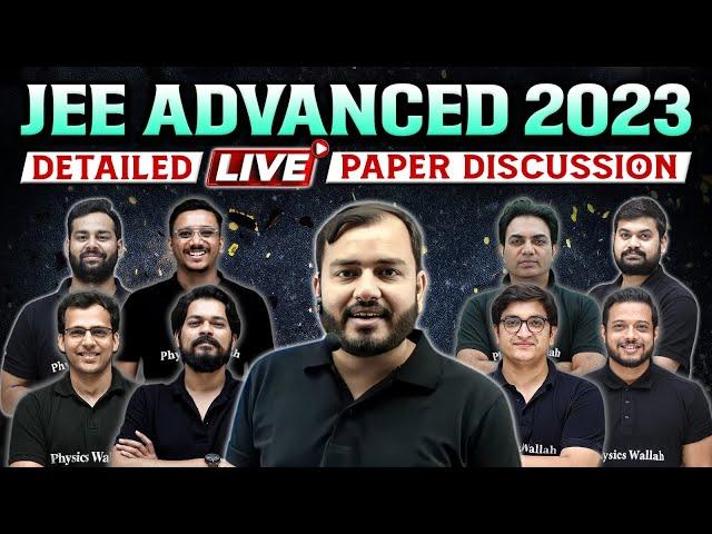 JEE Advanced 2023 Live Paper Discussion 