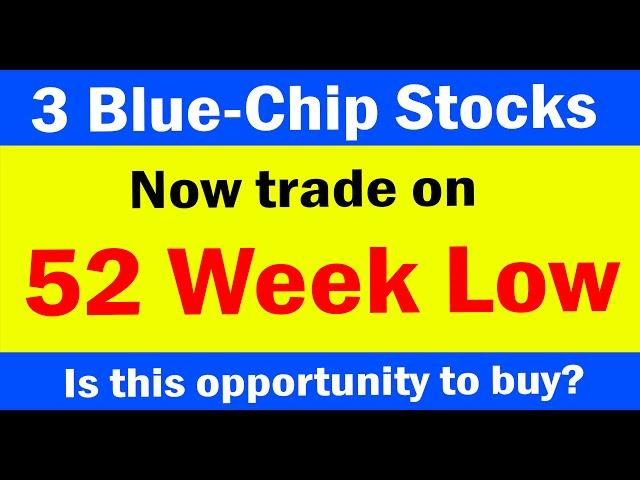 3 Strong fundamental stocks | Trade near 52 week low || discounted stocks | undervalued stocks