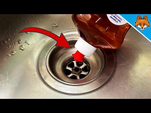 SECRET Plumber Trick: Unclog Drain in SECONDS  (Extremely simple) 