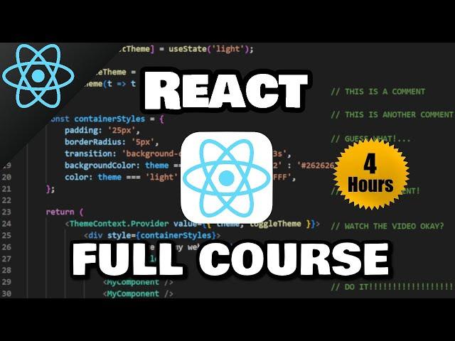 React Full Course for free ️ (2024)