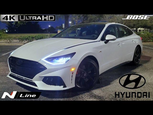 2022 Hyundai Sonata N-Line - POV Night Drive 4K 60FPS (Binaural Audio) Bose Sound System