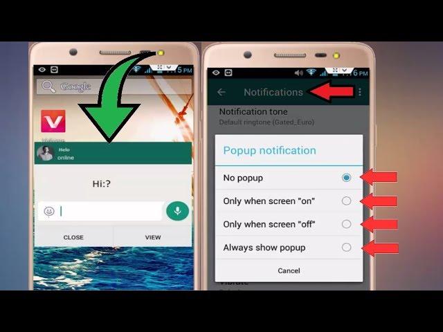 How to Enable Disable Whatsapp Pop Up Notifications in Android