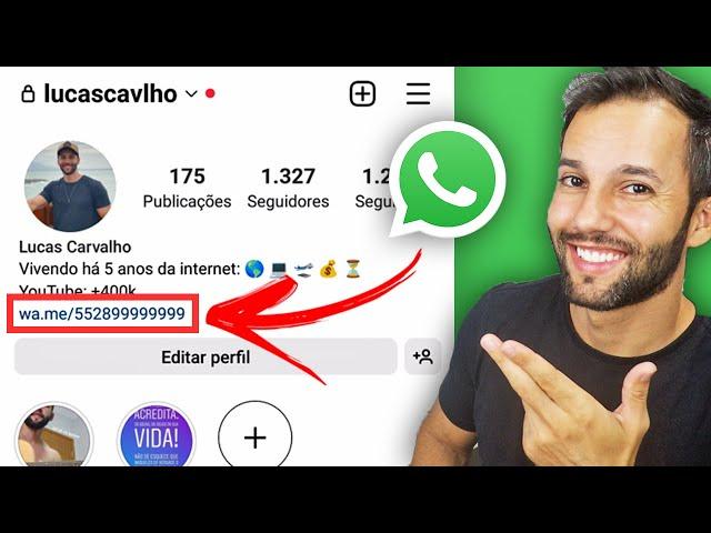 HOW TO PUT WHATSAPP LINK ON INSTAGRAM