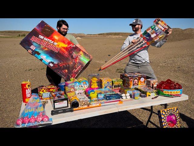 TESTING INSANELY STRANGE FIREWORKS…