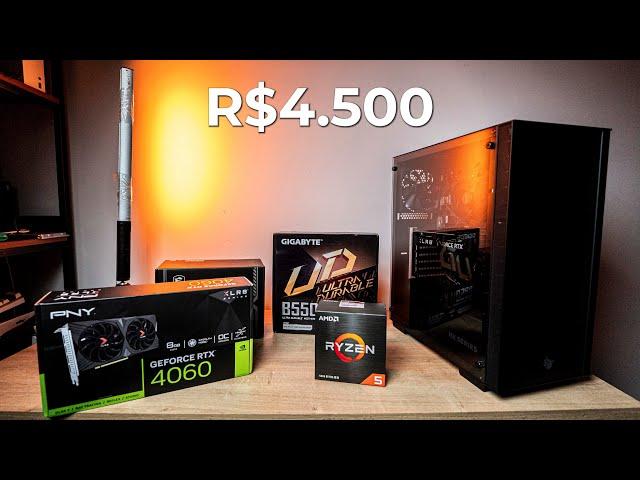 (POV) Montando um PC Gamer de 4500 Reais que roda TUDO no Ultra