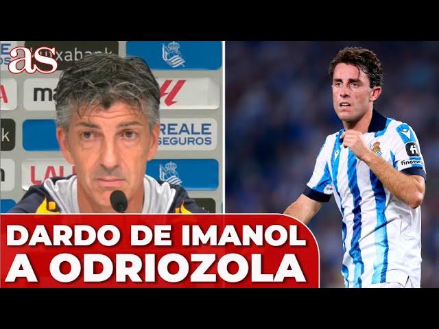 RECADO de IMANOL a ODRIOZOLA en rueda de prensa