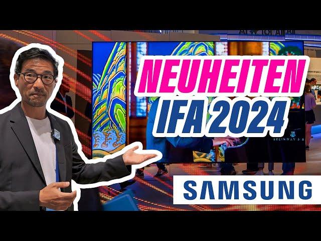 SAMSUNG Technik-NEUHEITEN auf der IFA 2024 (TV, AI-Roboter, MicroLED uvm.)