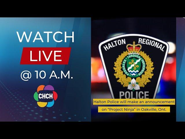 Halton police to reveal details at 10 a.m. of auto theft case