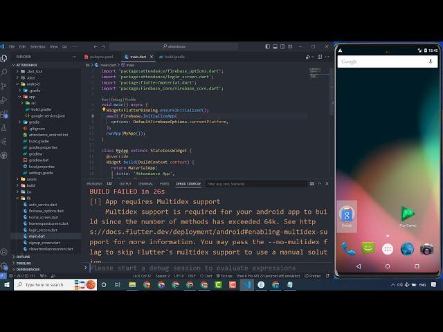 How To Solve Multidex Error In Flutter - [!] App requires Multidex support