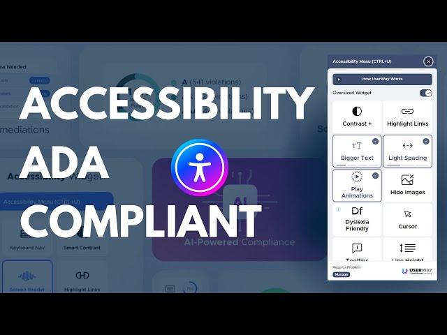 How To Integrate Accessibility By Userway Wordpress Plugin  | ADA Compliance
