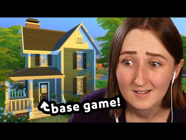 building an *actually good* base game house in the sims