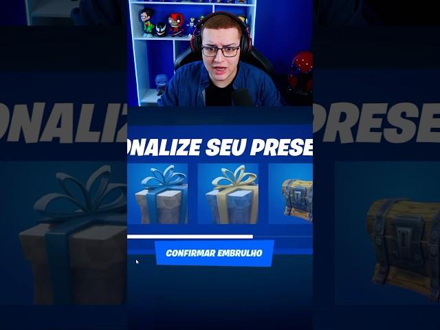 Presente EXCLUSIVO no Fortnite #fortnite