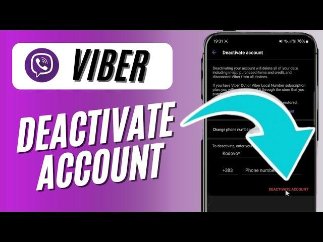 How To Deactivate Viber Account