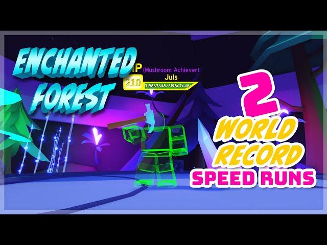 ENCHANTED FOREST 2 WORLD RECORD SPEEDRUNS (Roblox Dungeon Quest)