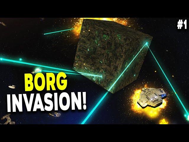 BORG INVASION In Star Trek: Armada 3 Multiplayer - Ep #1