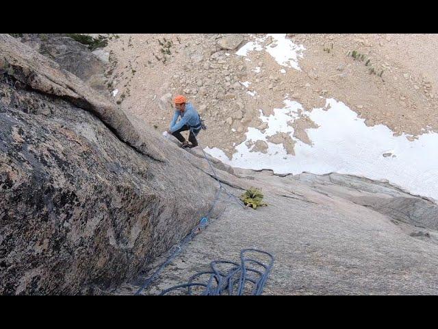 Climbing Thin Red Line on Liberty Bell (5.12, Grade IV)