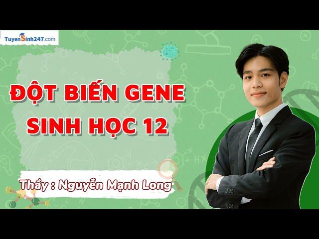 Đột biến biến Gene | Sinh học 12 - Luyện thi TN THPT & ĐH, ĐGNL, ĐGTD | GV: Nguyễn Mạnh Long