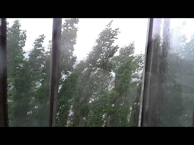 Hard rain in Volgograd