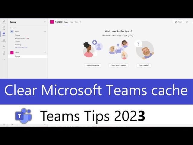 How to Clear Cache in Microsoft Teams | Clear Teams cache | how to clear cache ms teams app