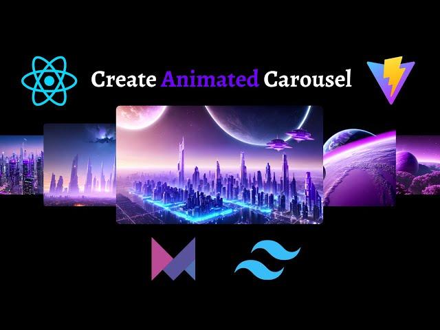 Create Amazing animated image Carousel with react and framer-motion | Beginner tutorial