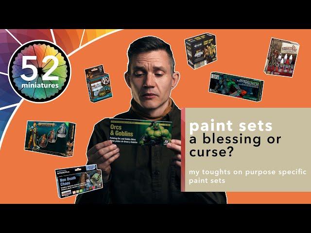 Paint sets - a blessing or curse?