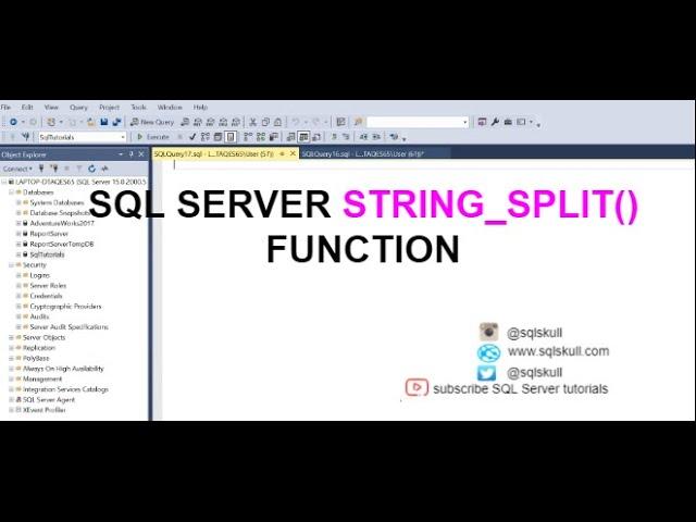 String Split in SQL Server